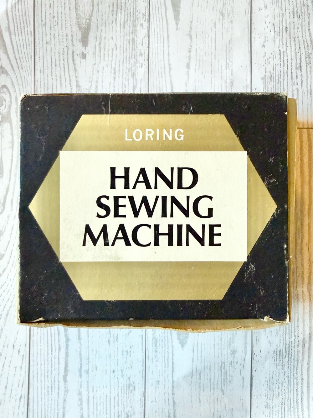 Vintage Loring Hand Sewing Machine Collectible